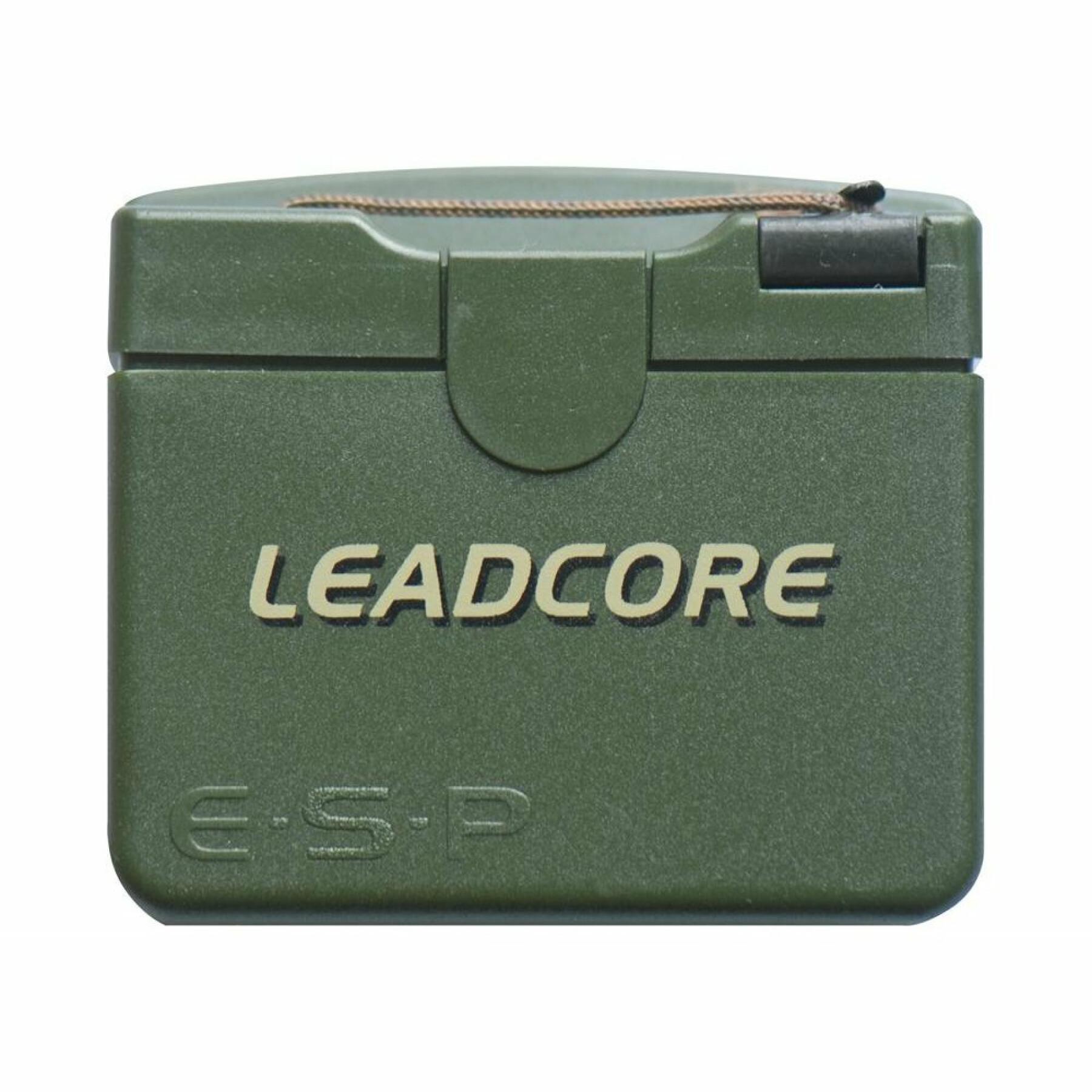 Fil bas de ligne ESP Leadcore 45 lb Camo 7m dispenser