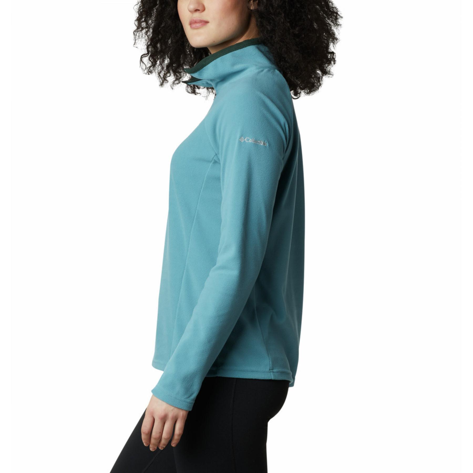 Sweatshirt 1/2 zip femme Columbia Glacial IV Print pro
