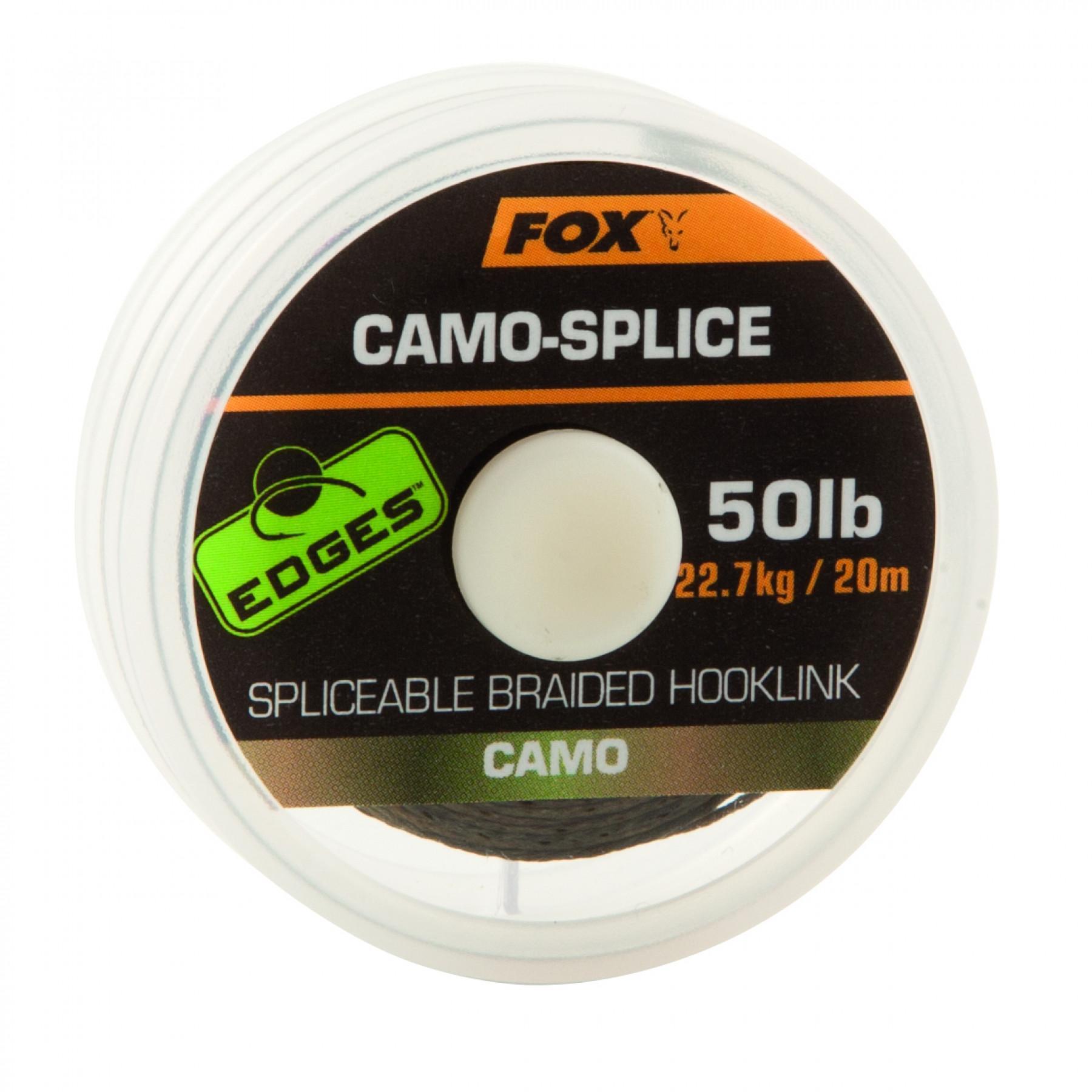 Fil tressé Fox Camo-Splice 50lb Edges