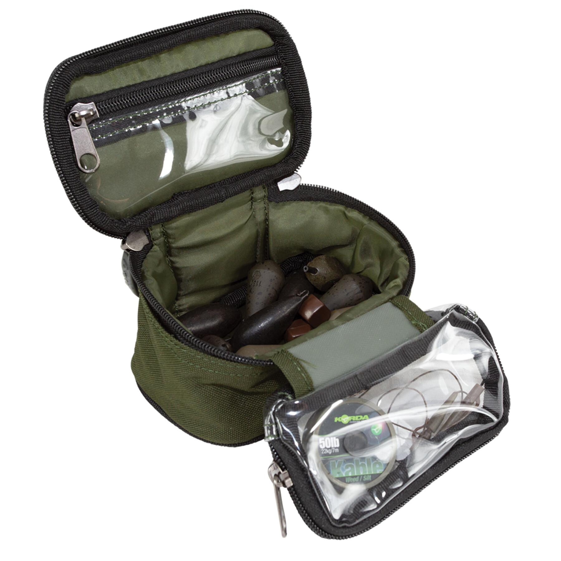 Sac Aqua Products lead and leader pouch black series