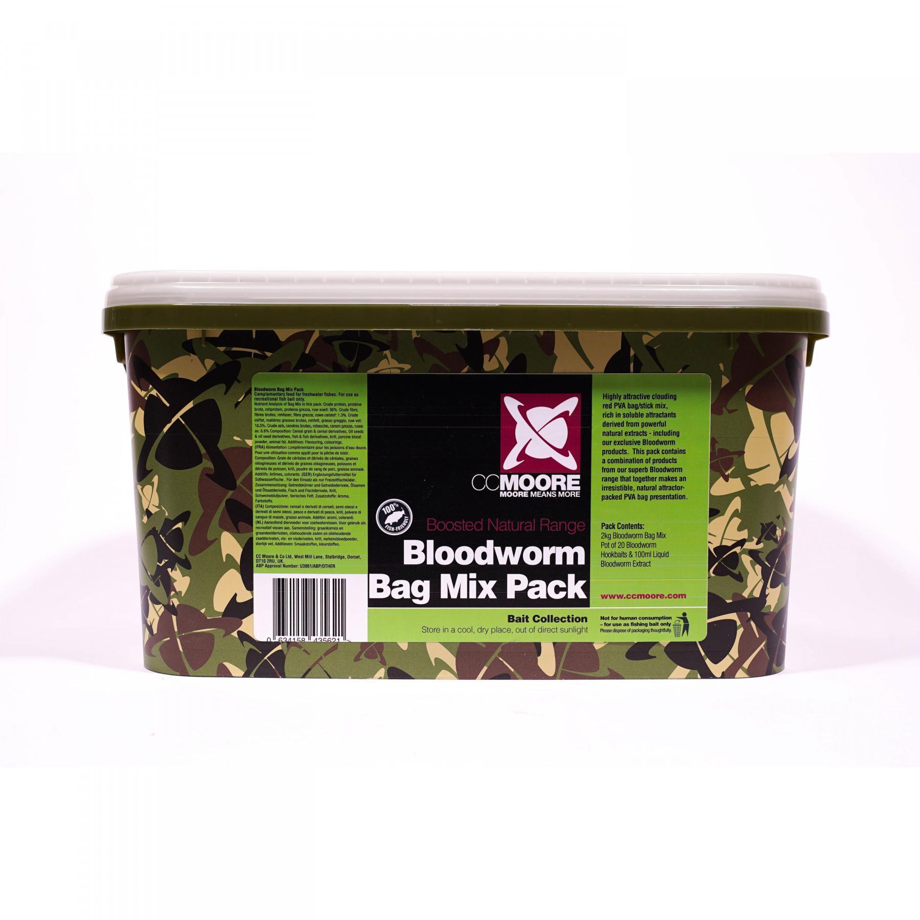 Bouillettes CCMoore Bloodworm Bag Mix Pack Bucket