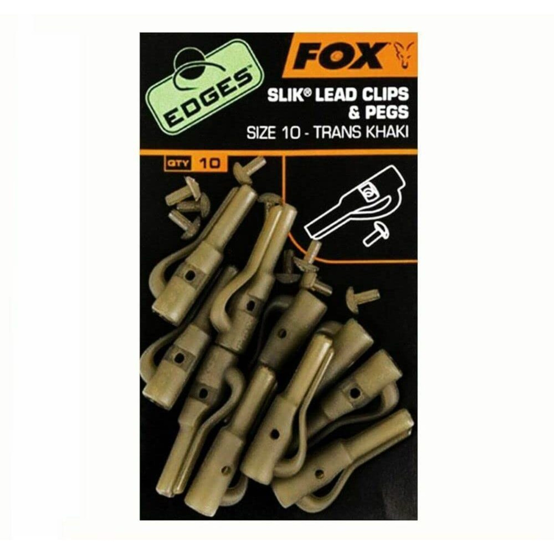 Pinces Slik Fox Edges taille 10