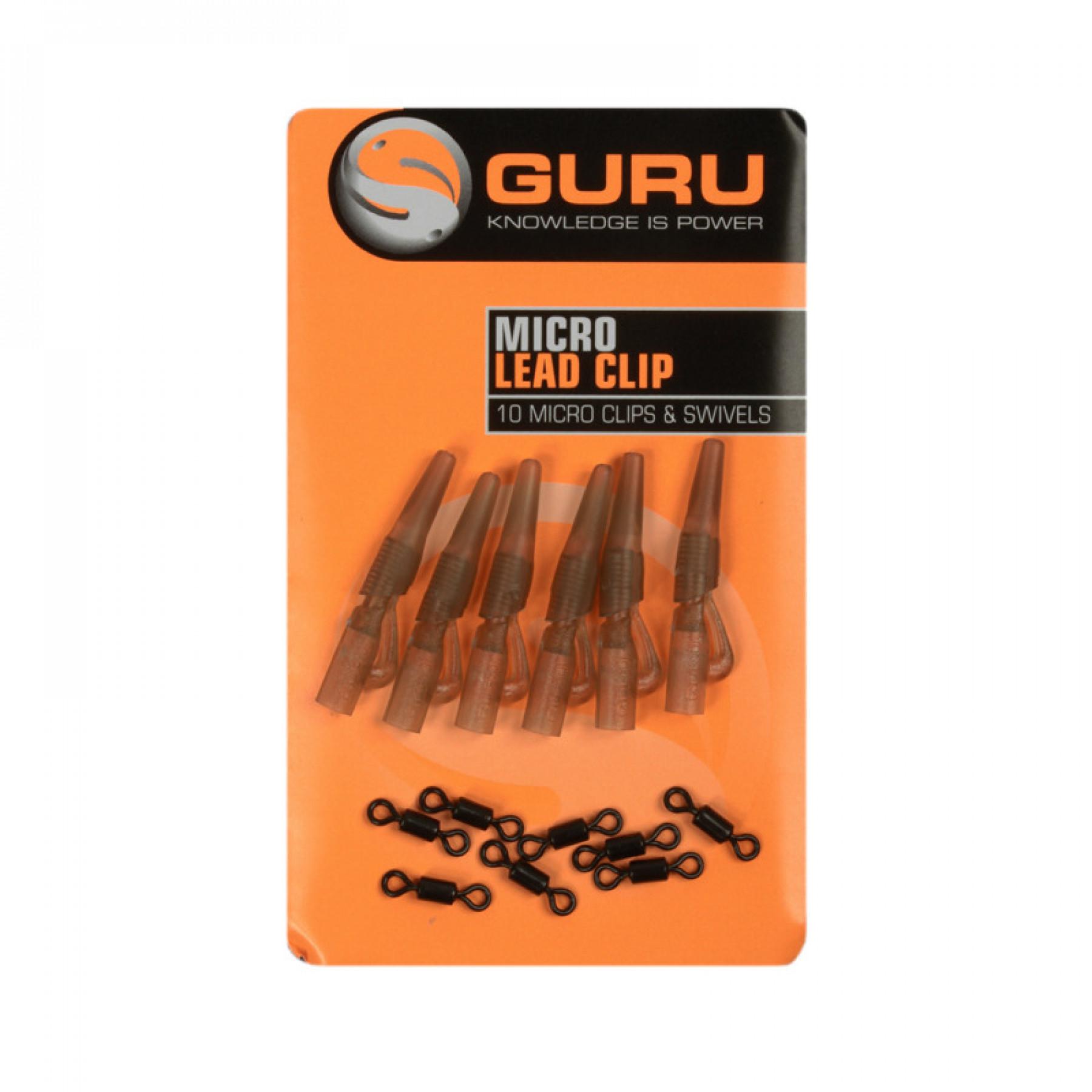 Pince à mine Guru Micro Lead Clip, Swivels & Tails Rubbers