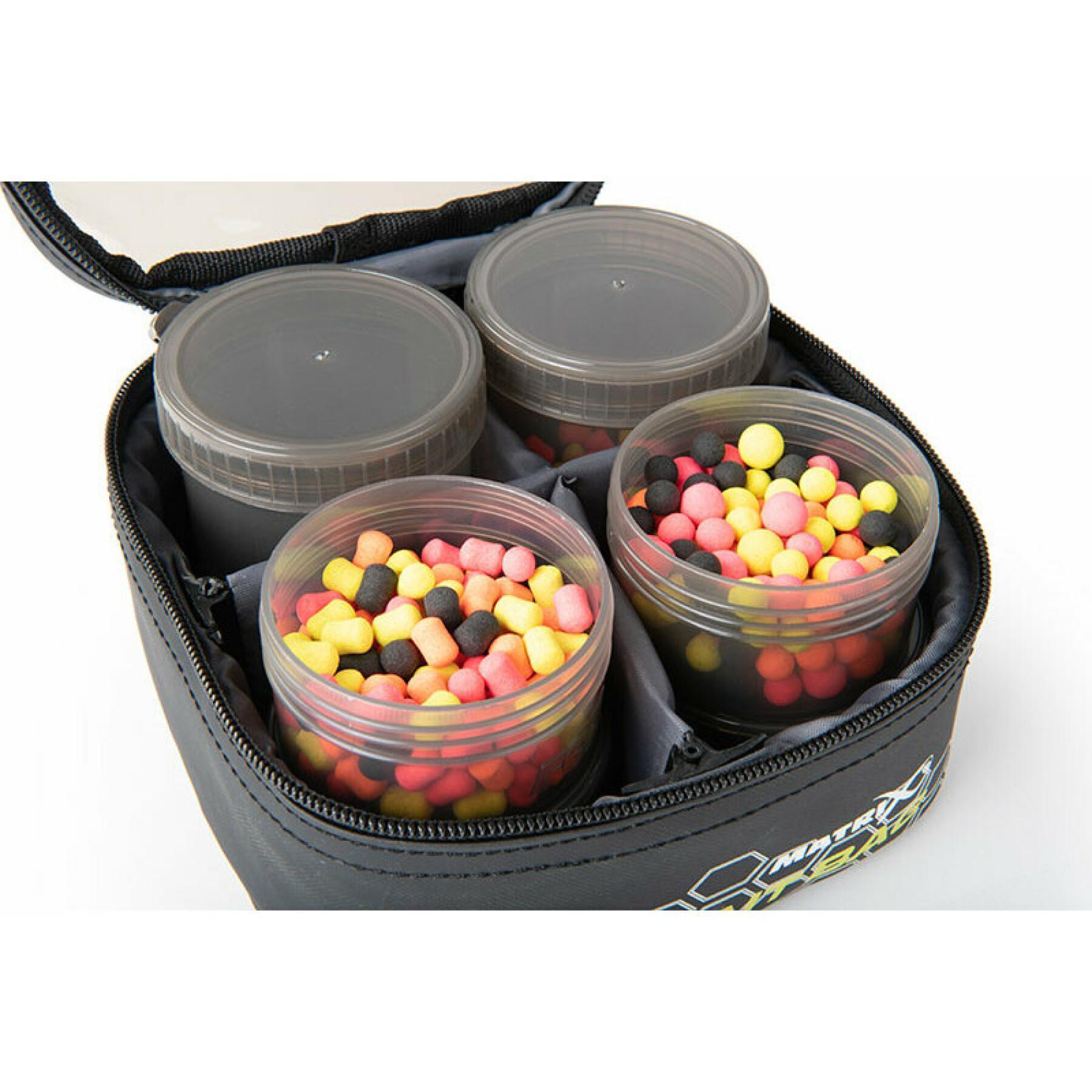 Mini sac à appâts (comprend 2x grands pots / 4x petits pots) Matrix