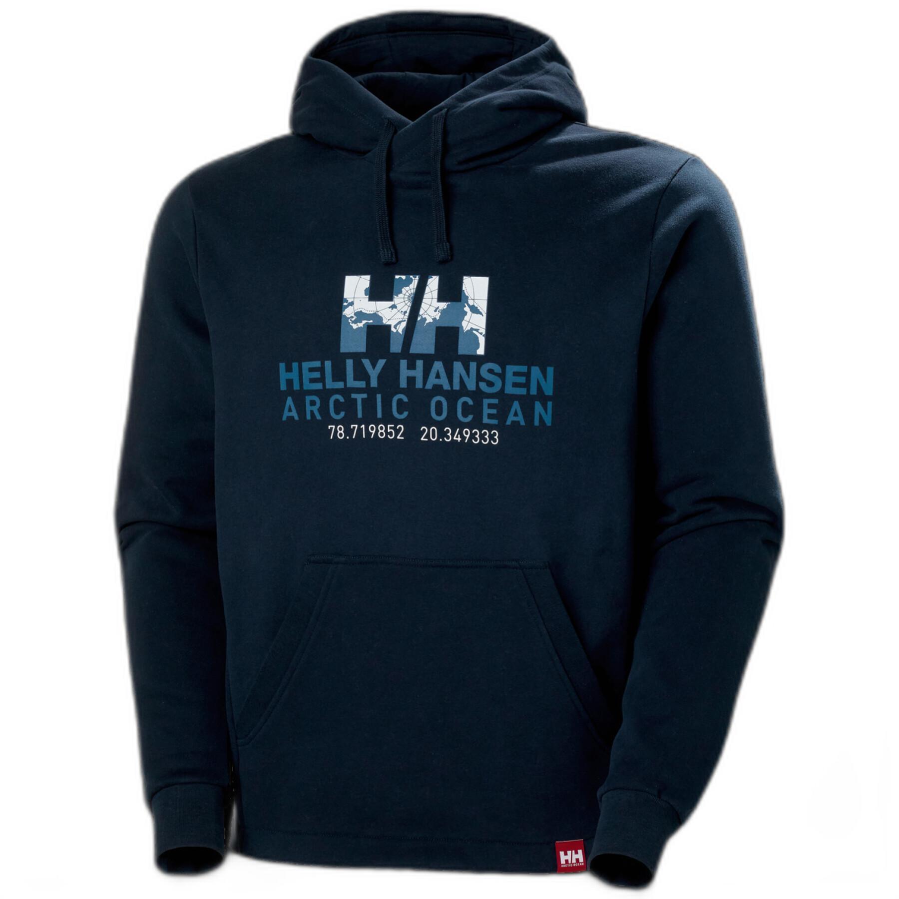 Sweatshirt à capuche Helly Hansen arctic ocean