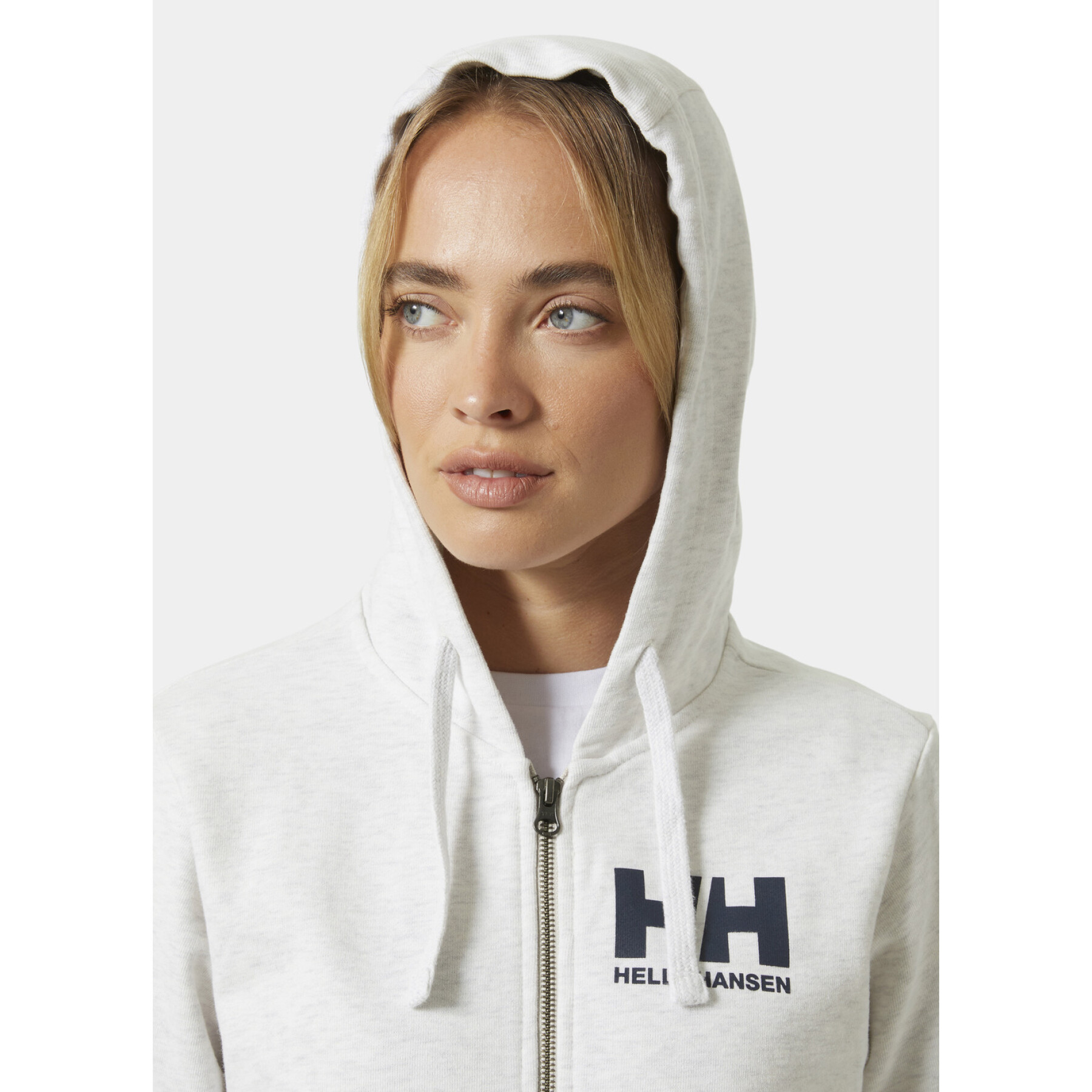 Sweatshirt à capuche full zip avec logo femme Helly Hansen 2.0