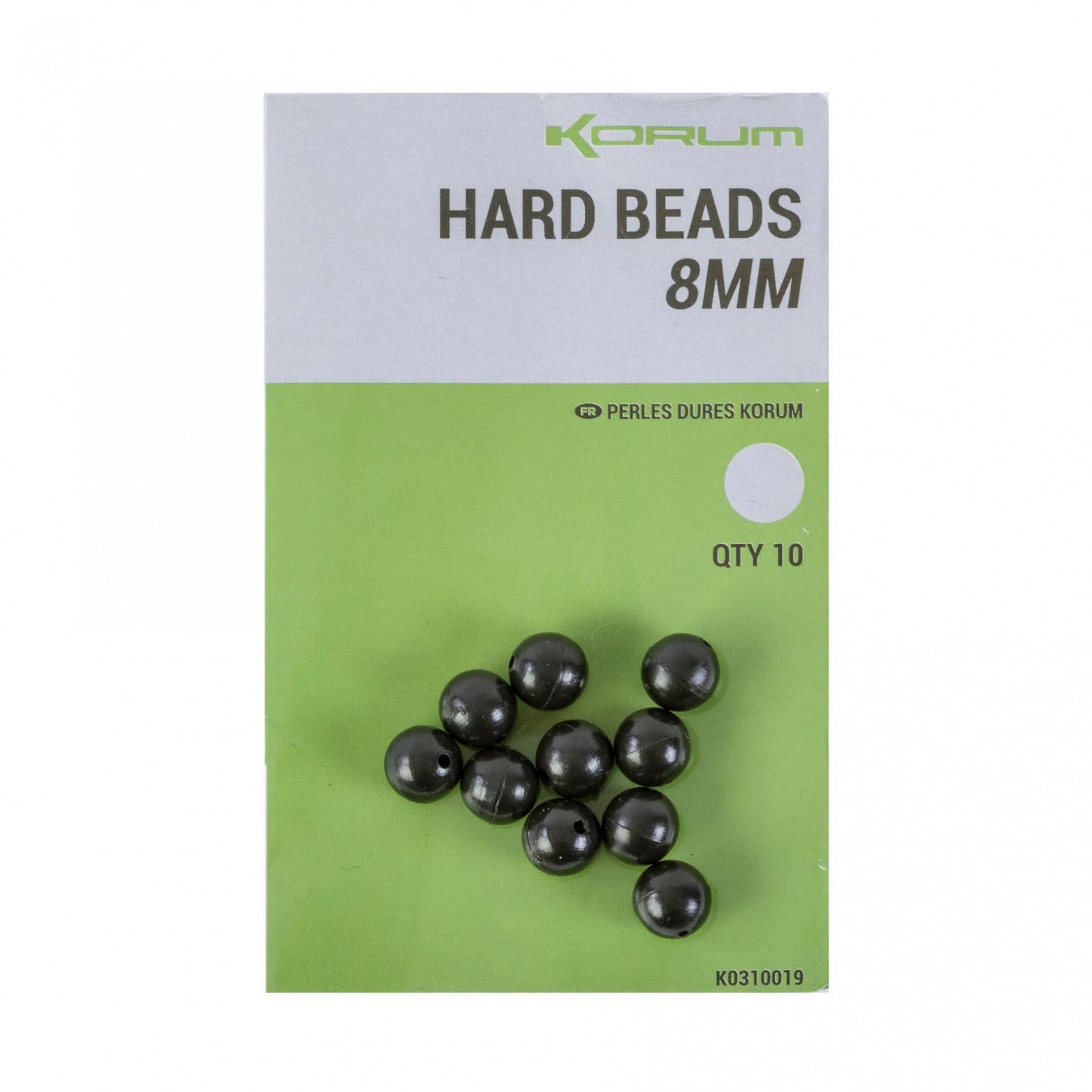 Perles Korum Dures Hard Beads 8mm 10x10