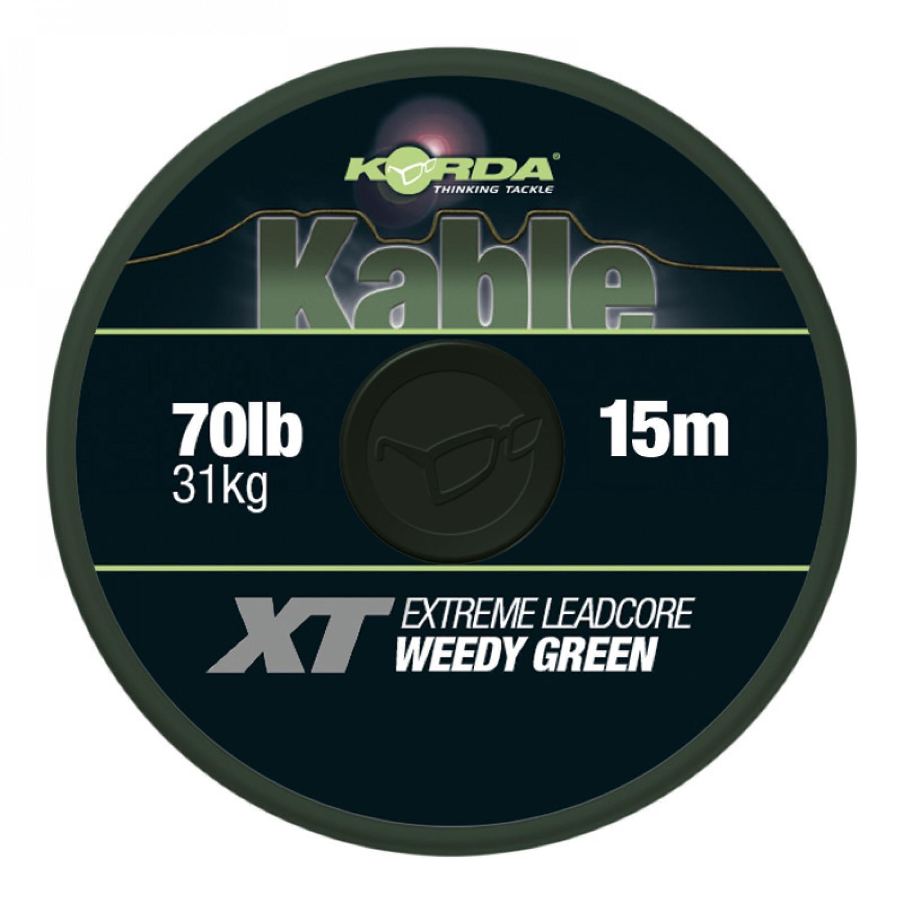 Kable XT Korda Extreme Leadcore Weedy Green