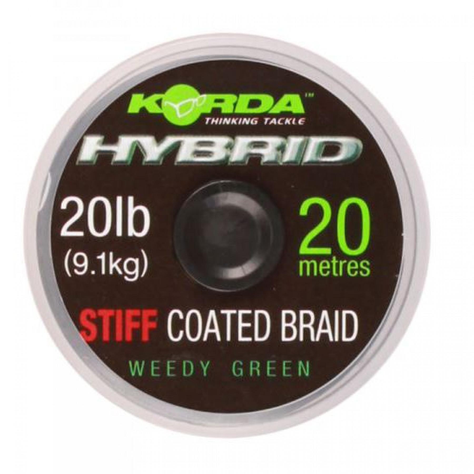 Hybride Stiff Korda 20lb (9kg), 20m, Weedy vert
