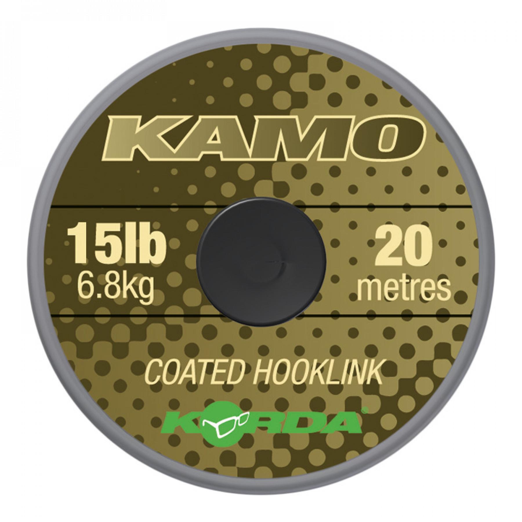 Tresse korda Kamo coated Hooklink 15lb (6.8kg), 20m