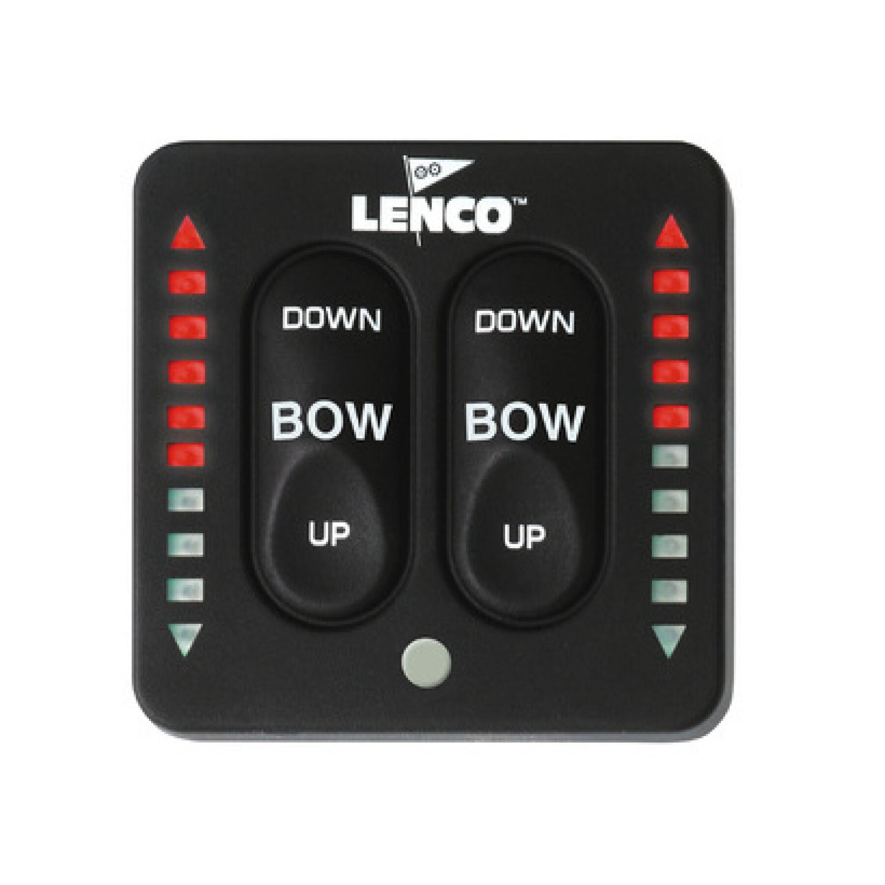 Commutateur étanche double ISK avec LED Lenco Marine Inc. 15171-001