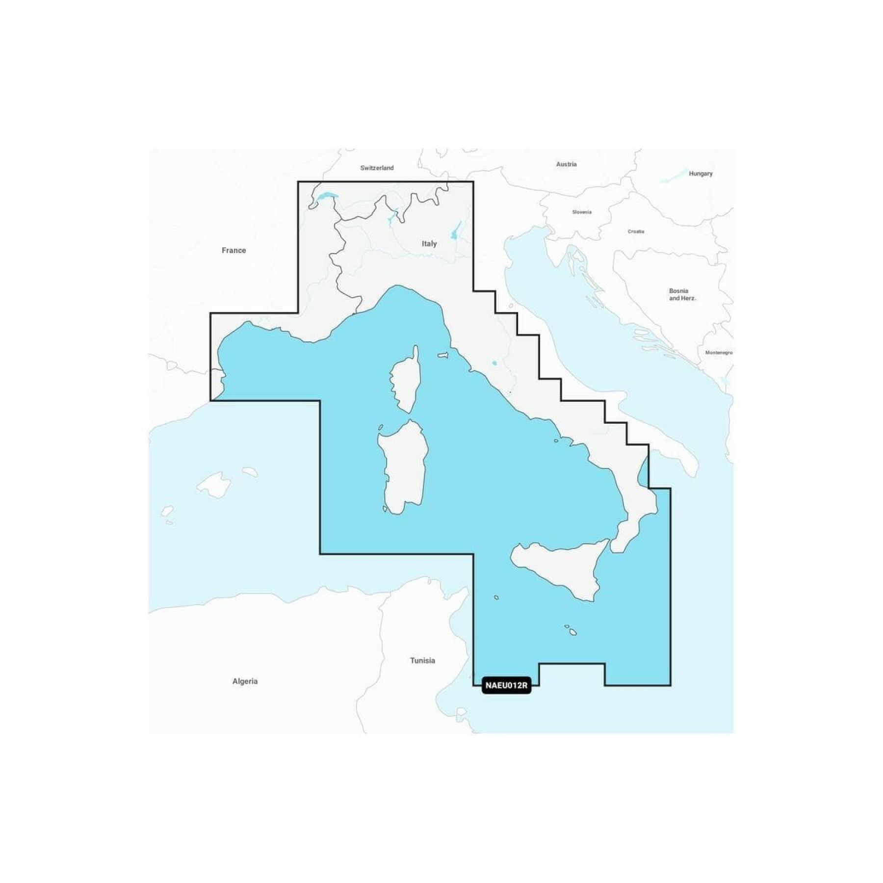 Carte de navigation  Platinum + Regular SD - Méditerranée Centrale Navionics