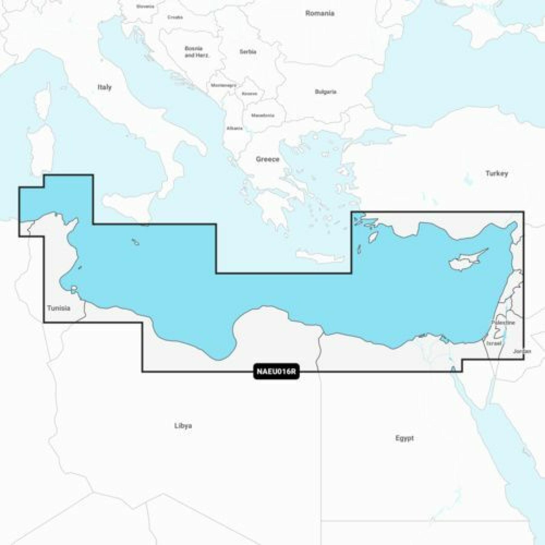 Carte de navigation  + Regular SD - Méditerranée Sud-Est Navionics
