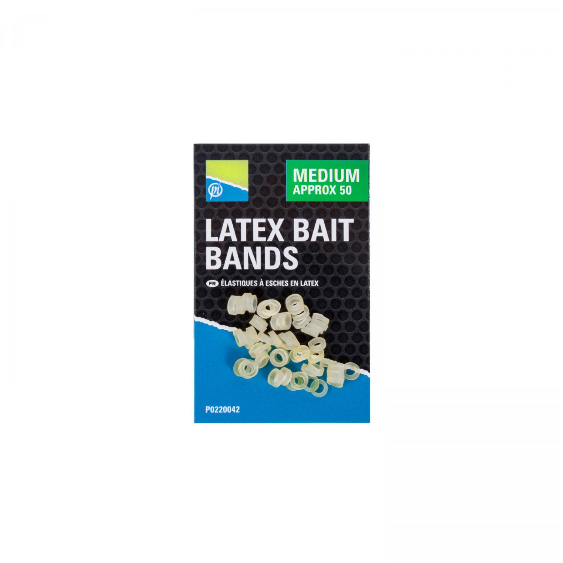 Latex Bait Bands Preston M 1x10