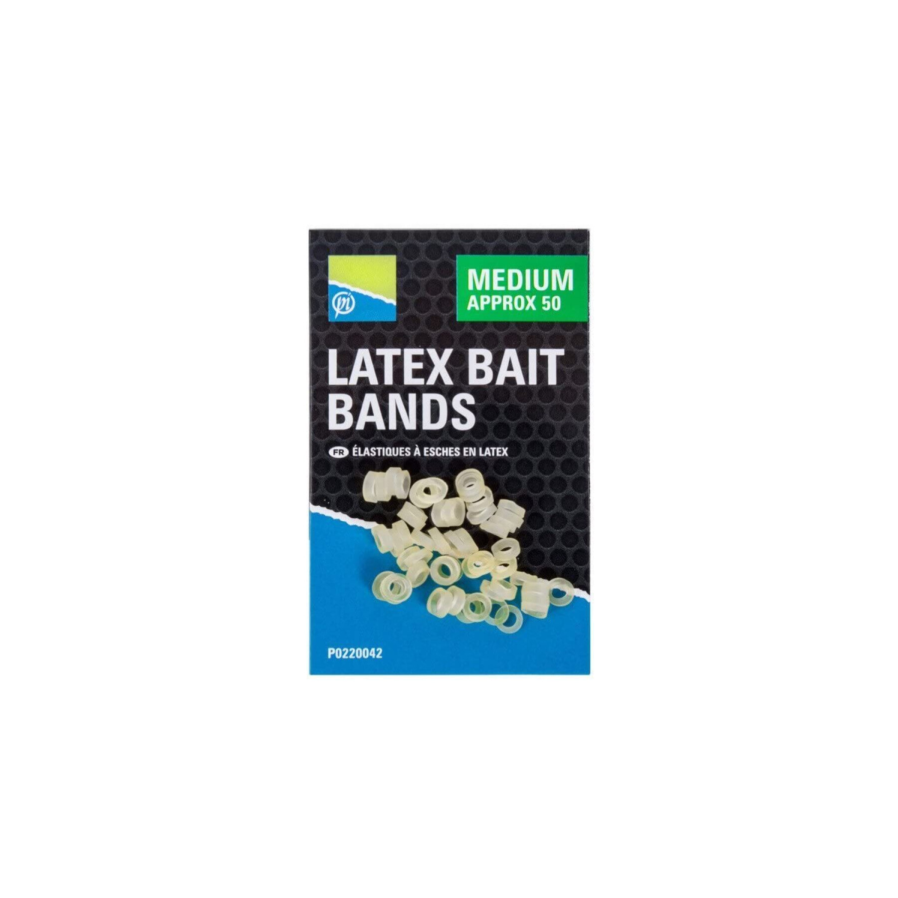 Latex Bait Bands Preston L 1x10