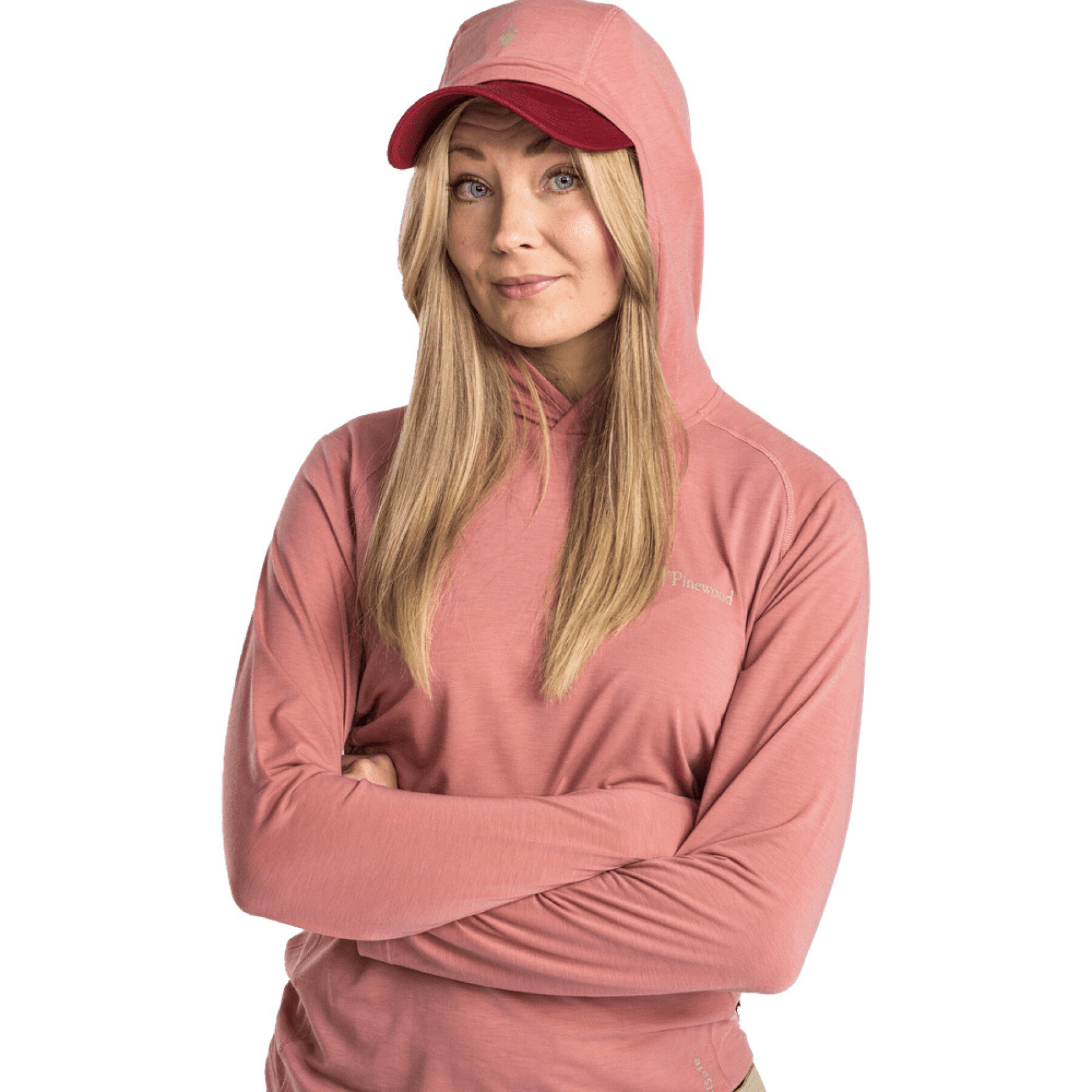 Sweatshirt à capuche femme Pinewood InsectSafe Function