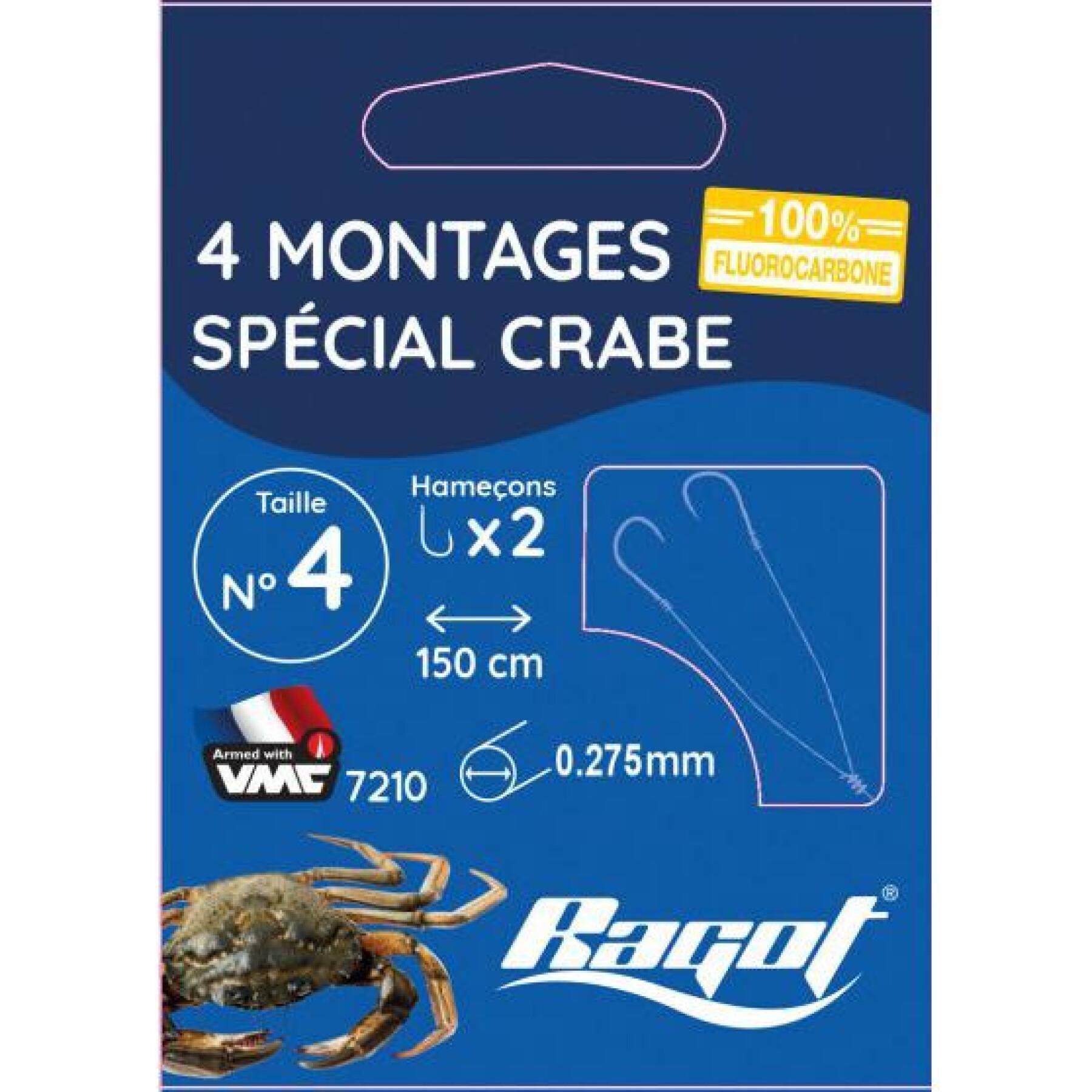 Montage à crabe Ragot 4 0,25mm
