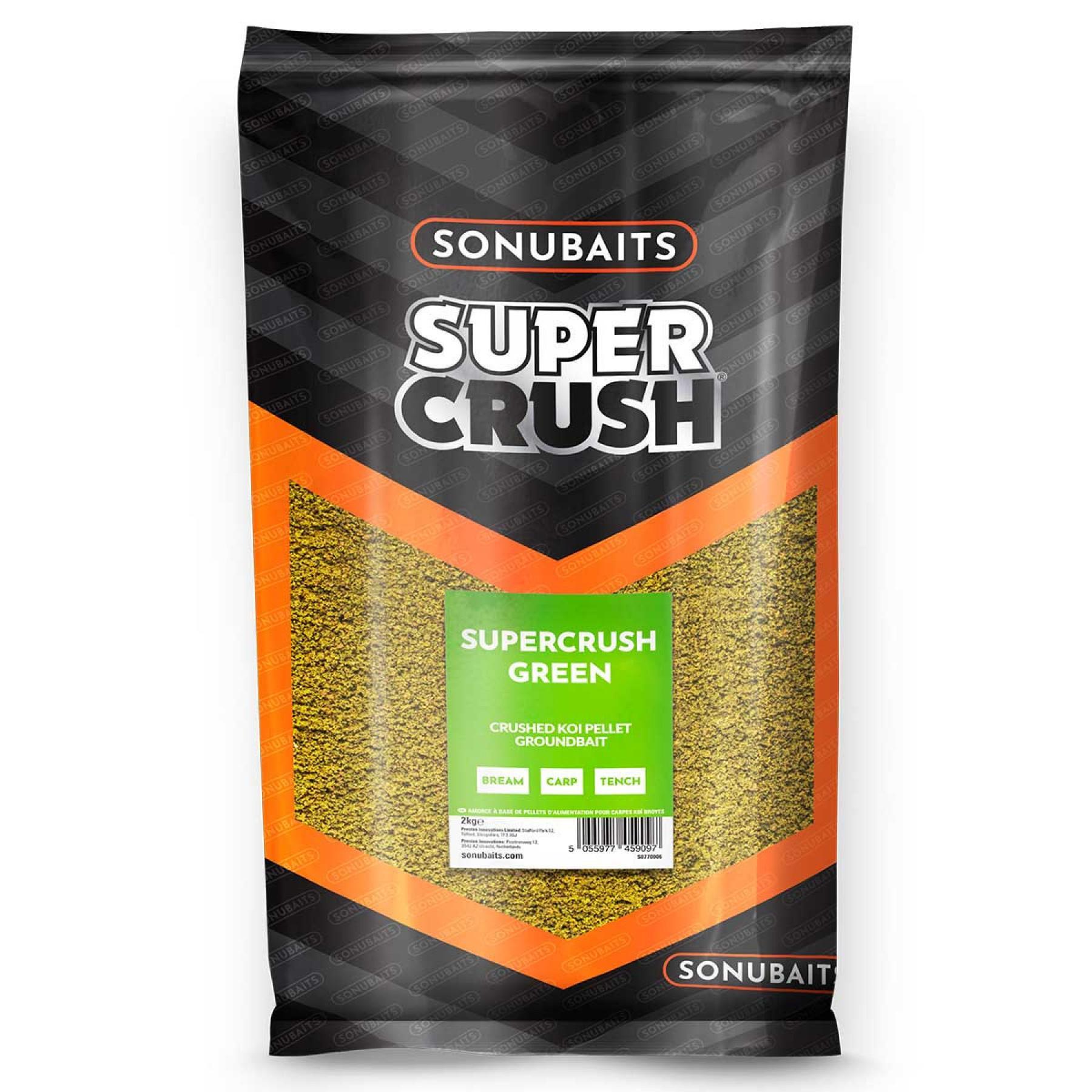 Mix de nutriments Sonubaits Supercrush vert 2kg