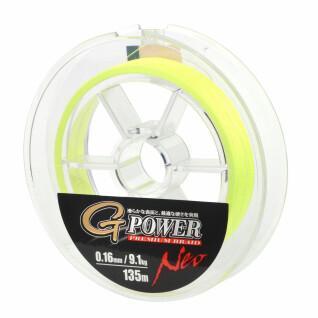 Tresse Gamakatsu G-Power PR Yellow 135m