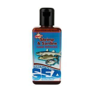 Liquide attractant Dynamite Baits gamme mer shrimp & sardine 250 ml