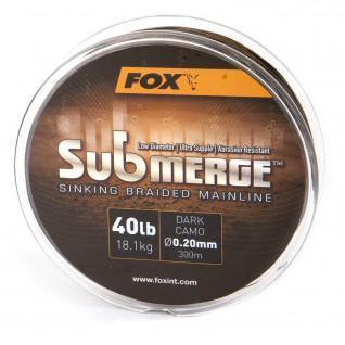 Fil tressé Fox Submerge Dark Camo 25lb/0.16mm 600m