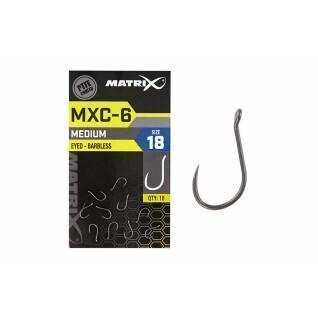 Hameçons sans ardillon Matrix MXC-6 Eyed (PTFE) x10