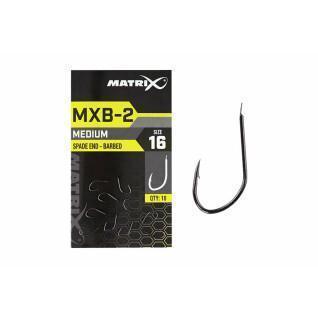 Hameçons Matrix MXB-2 Barbed Spade End x10