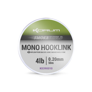Maillon Korum smokeshield mono hooklink 0,30mm 1x5