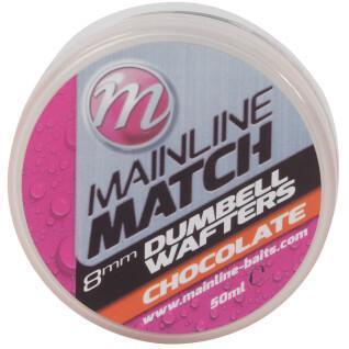 Bouillettes Mainline Match Dumbell Wafters 6mm Chocolate