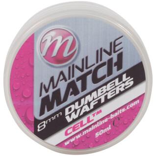 Bouillettes Mainline Match Dumbell Wafters 6mm Cell
