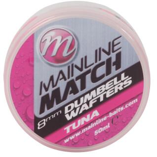 Bouillettes Mainline Match Dumbell Wafters 10mm Tuna