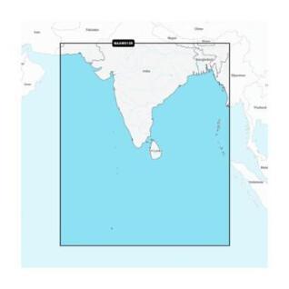 Carte navigation Sous-Continent Indien Navionics SD