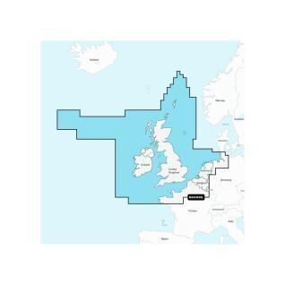 Carte de navigation + Large SD - Royaume Unie - Irlande - Pay-Bas Navionics