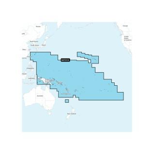 Carte de navigation + Large SD - Iles de Pacifique Navionics