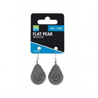 Plombs Preston Flat Pear Lead 15g 2x5
