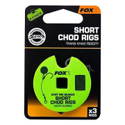 Monofilament Fox 25lb Short Chod Rig Barbed taille 6