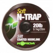 Tresse a bas de ligne gainee korda N-TRAP Soft 13.6kg