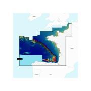 Carte de navigation Platinum + Regular SD - Golfe de Gascogne - Manche Navionics